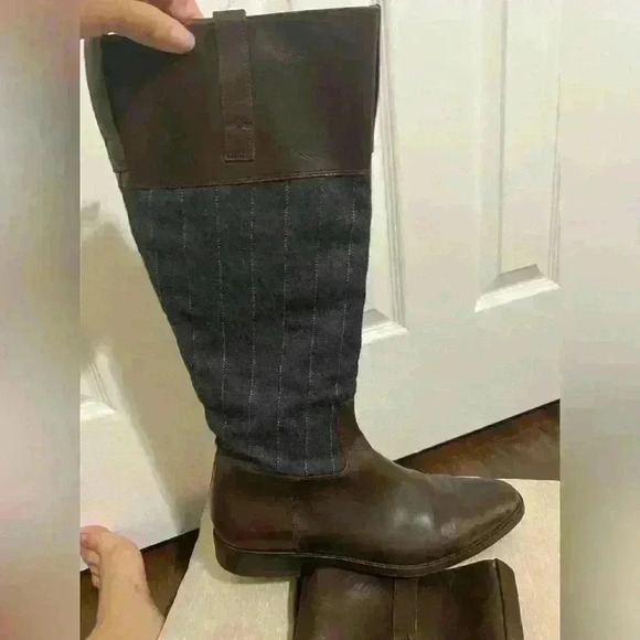 Santoni women’s leather boots size  37/ 6.5 - Picture 1 of 16